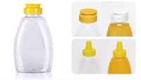 High Quality BPA Free Food Grade Honey Plastic Packaging Sauce Squeeze bottle