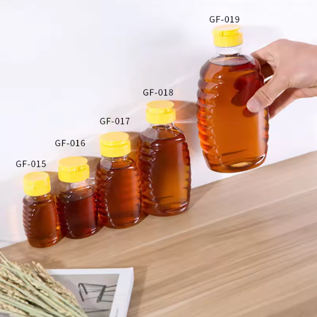 High Quality BPA Free Food Grade Honey Plastic Packaging Sauce Squeeze bottle